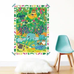 Hot Poppik Creative Poster + 150 Stickers: Jungle