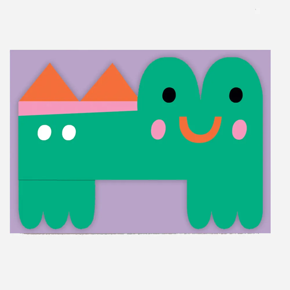 Clearance Wrap Crocodile Birthday Card