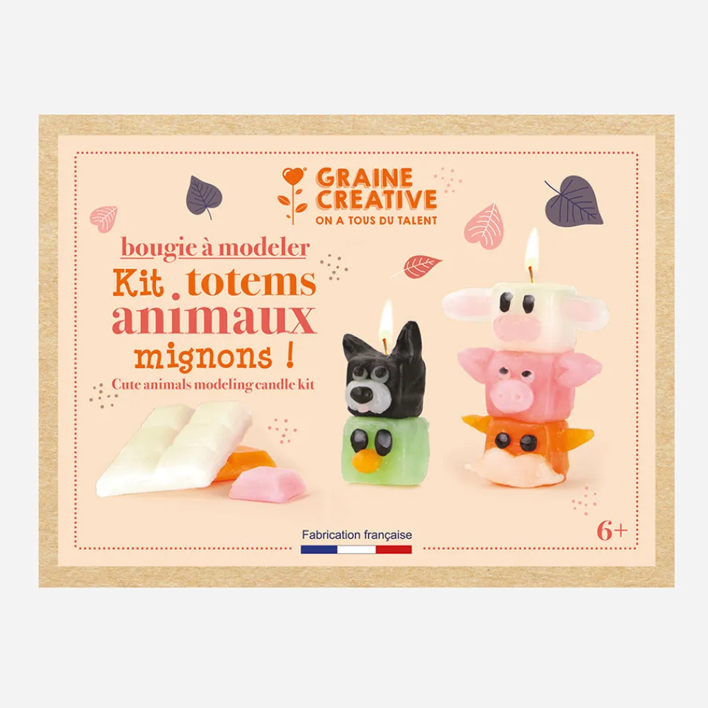 Discount Graine Créative Cute Animal Modeling Candle Kit