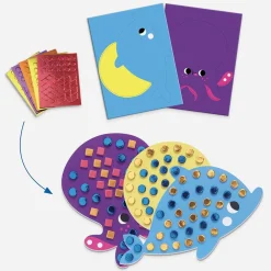 Cheap Djeco Cutting And Gluing Activity: Marine Animals
