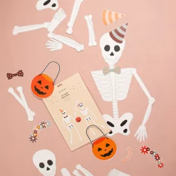 Cheap My Little Day Decoration 2 Halloween Paper Skeletons
