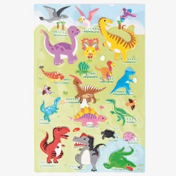 Cheap Rico Design Dinosaur Embossed Stickers