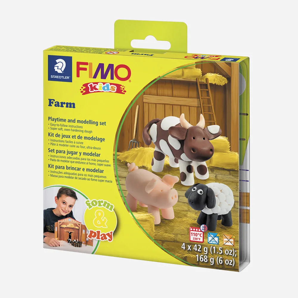 Best Graine Créative Diy Farm Animal Kit In Fimo Paste