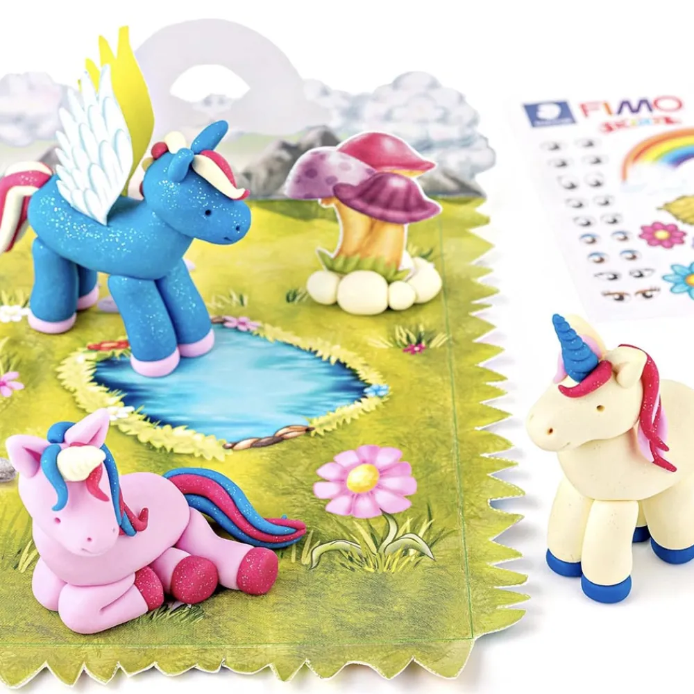 New Graine Créative Diy Unicorn Kit In Fimo Paste