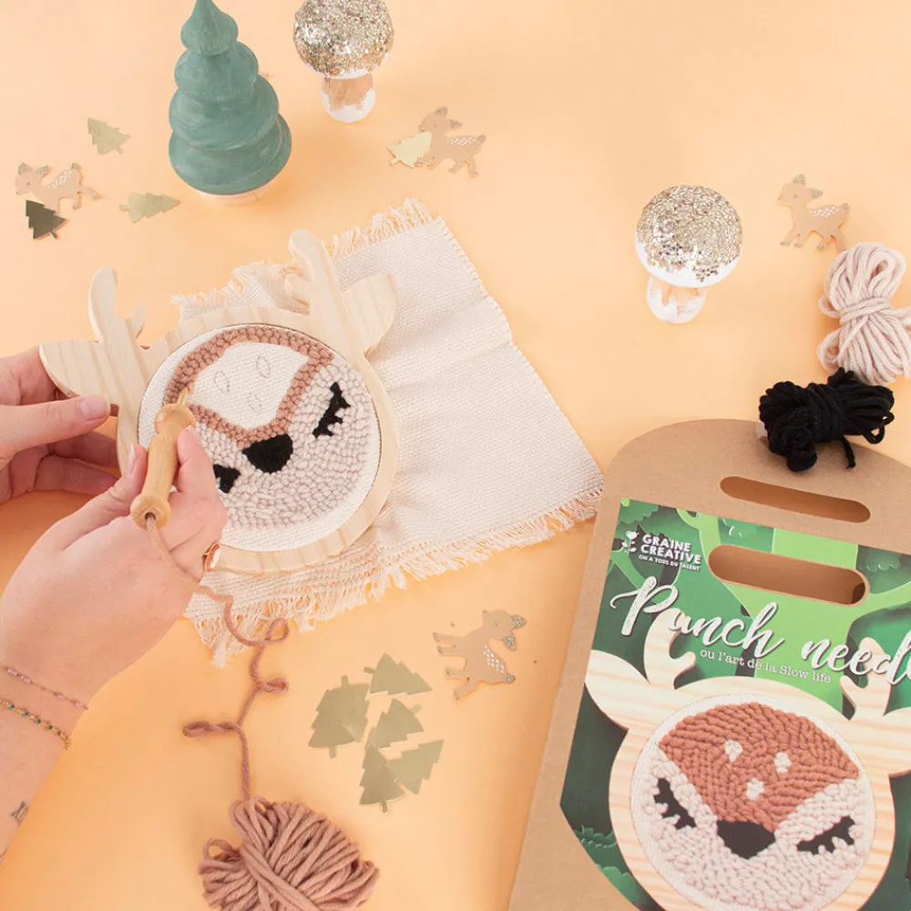 New Graine Créative Doe Punch Needle Kit