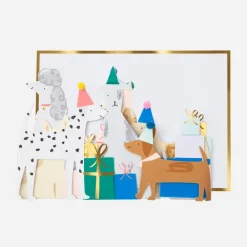 New Meri Meri Dog Day Accordion Card