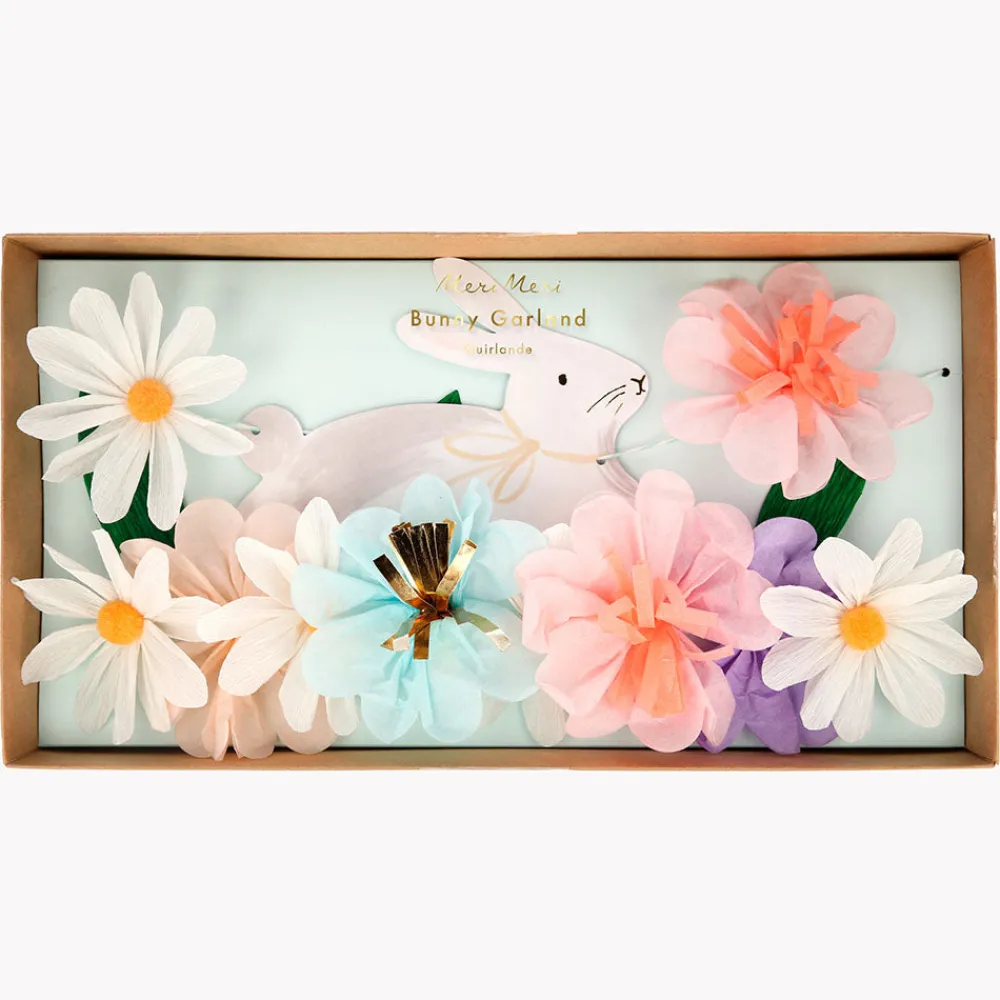 Cheap Meri Meri Easter Garlands: 1 Flower Garland And 1 Bunny Garland
