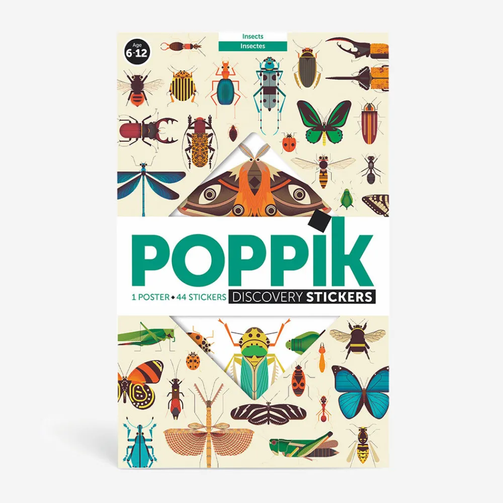 Cheap Poppik Educational Poster + 44 Stickers: Insects