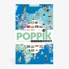 Cheap Poppik Educational Poster + 200 Stickers: Flags Of The World