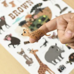 New Poppik Educational Poster + 27 Stickers: Safari