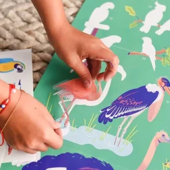 Clearance Poppik Educational Poster + 45 Stickers: Birds