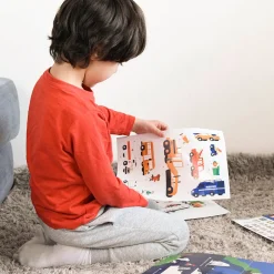 Cheap Poppik Educational Poster + 44 Stickers: Vehicles