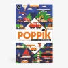Store Poppik Educational Poster + 44 Stickers: Vehicles