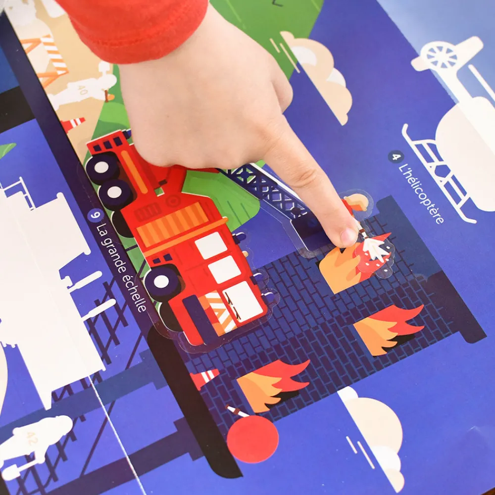 Store Poppik Educational Poster + 44 Stickers: Vehicles