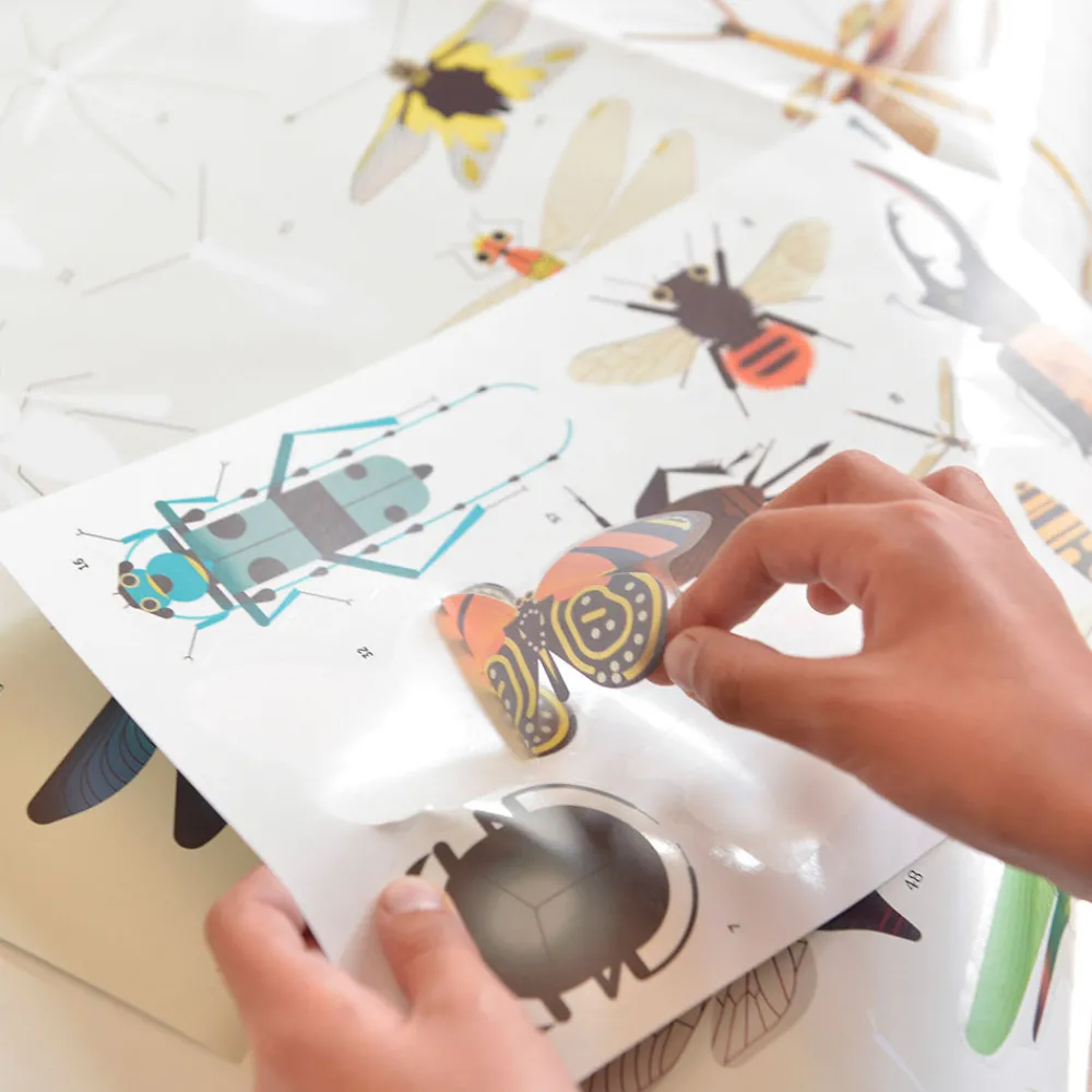 Clearance Poppik Educational Poster + 44 Stickers: Insects