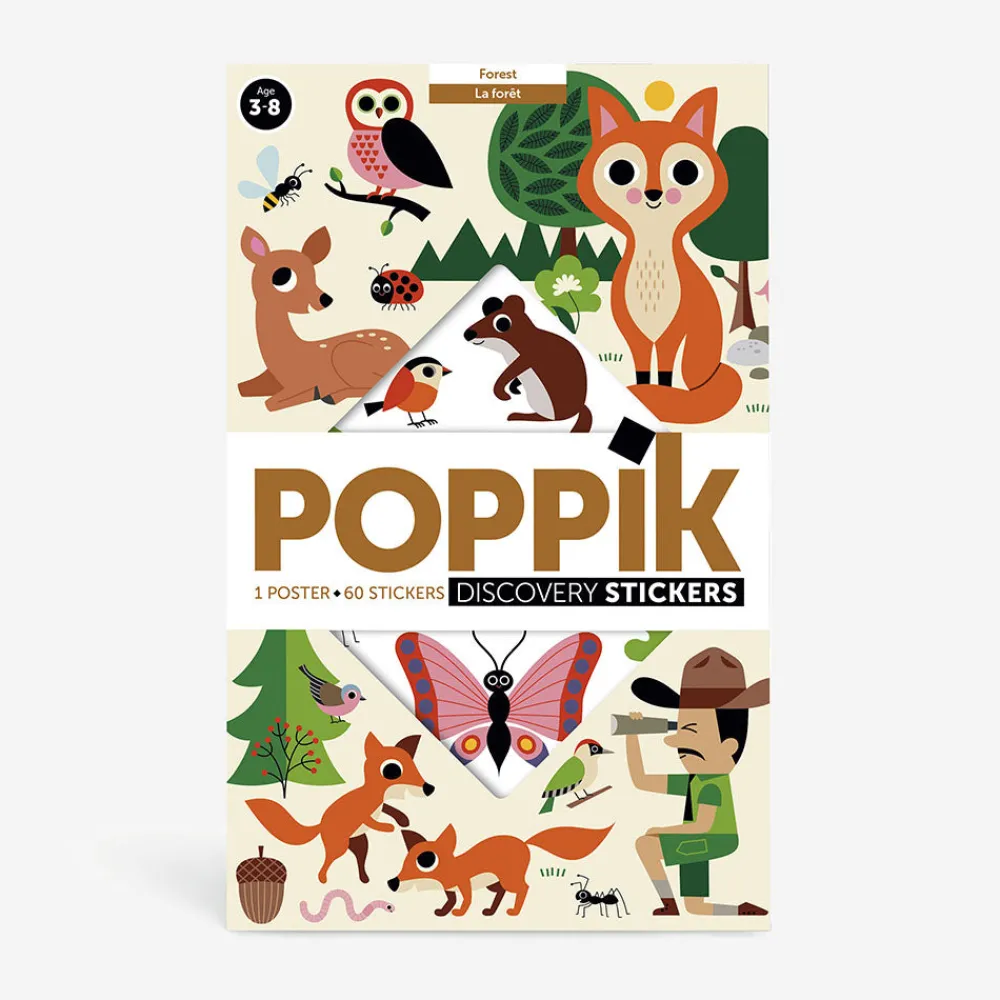 Flash Sale Poppik Educational Poster + 60 Stickers: In The Forest