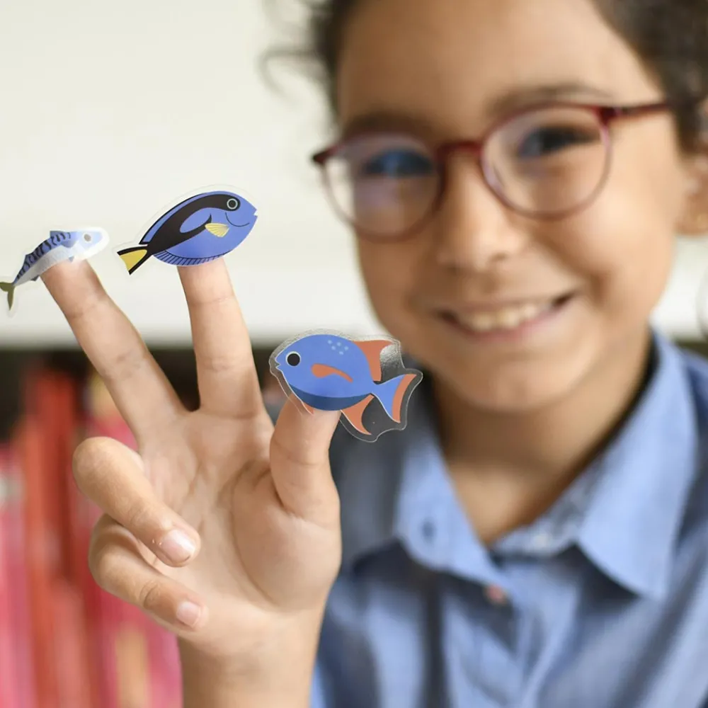 Discount Poppik Educational Poster + 27 Stickers: Blue Sea