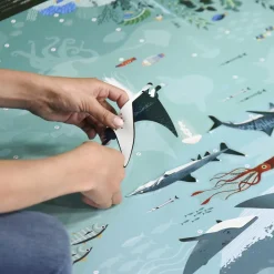 Discount Poppik Educational Poster + 59 Stickers: Oceans