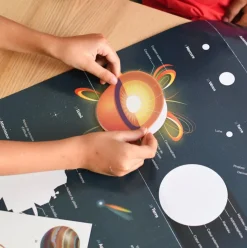 Flash Sale Poppik Educational Poster + 44 Stickers: Astronomy