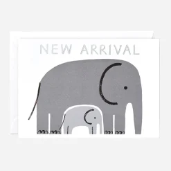 Shop Wrap Elephant Birth Greeting Card