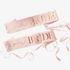 Outlet Ginger Ray Evjf - 6 Pink Team Bride Belts