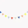 Best Sale Meri Meri Fabric Colored Pennant Garland