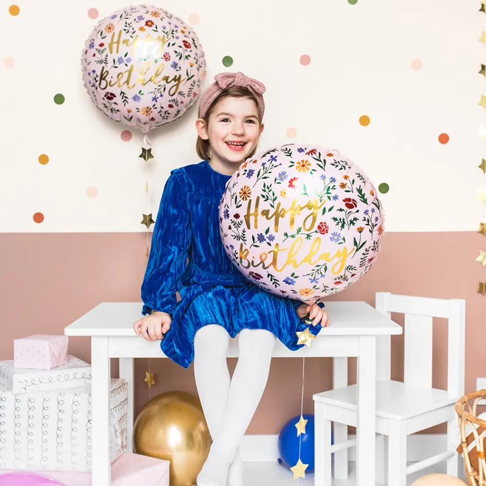 Store Party Deco Flower Balloon Happy Birthday