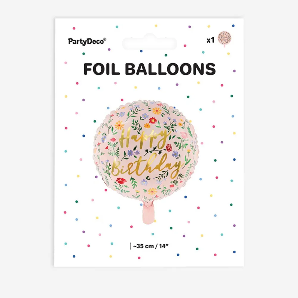 Store Party Deco Flower Balloon Happy Birthday