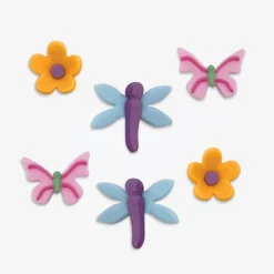 Best Creative Party Flowers And Butterflies Sugar Toppers