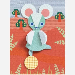 Store Djeco Folding And Gluing Activity: Forest Animals