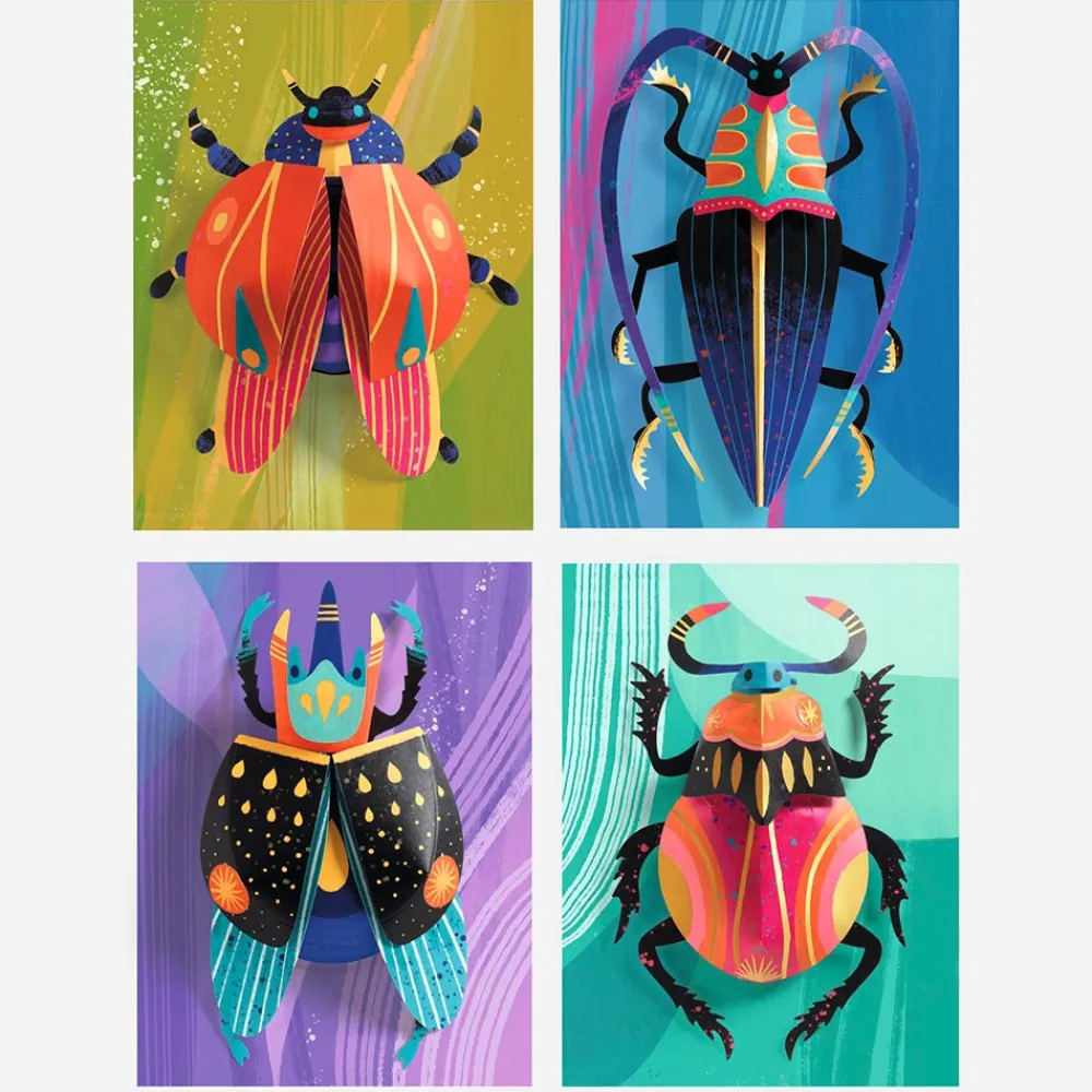 New Djeco Folding And Gluing Activity: Insects