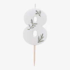 Clearance Ginger Ray Foliage Birthday Candle