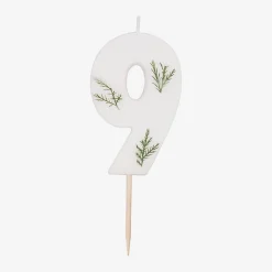 Clearance Ginger Ray Foliage Birthday Candle