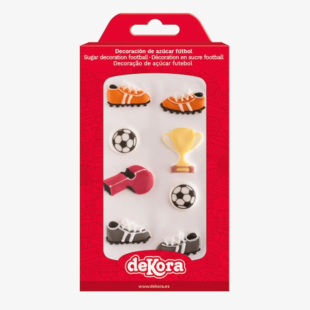 Online Dekora Football Sugar Toppers (8)