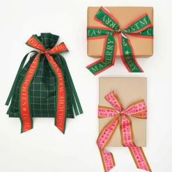 Fashion Rico Design Fuchsia, Red And Gold Love Gift Ribbon