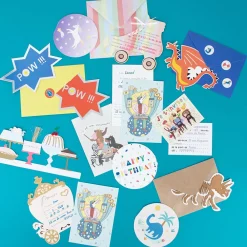 Hot My Little Day Galactic Unicorn Birthday Invitation (8)