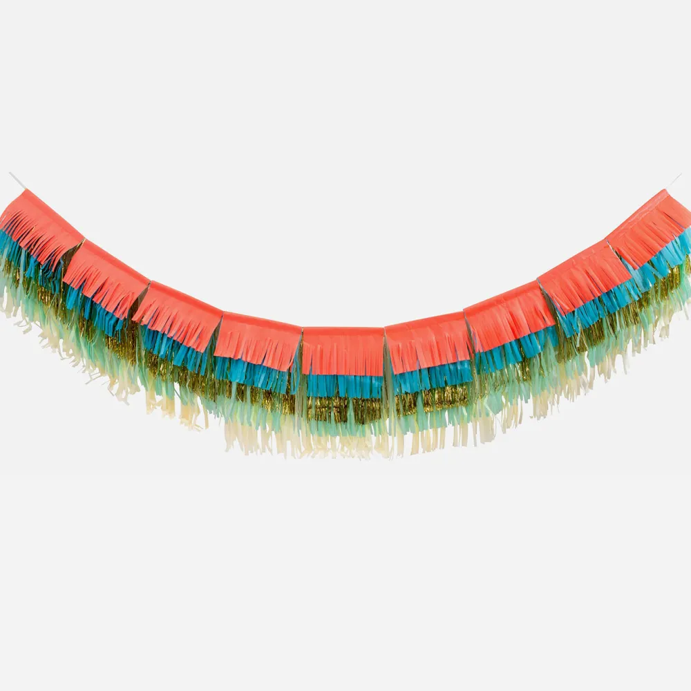 New Meri Meri Garland - Multicolored Fringes