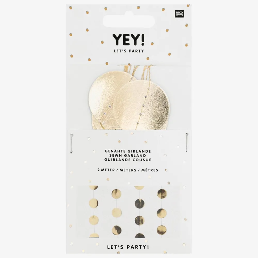 Best Rico Design Garland Of Golden Lozenges