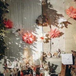 Flash Sale Arty Fêtes Factory Garland Of Pink Flowers