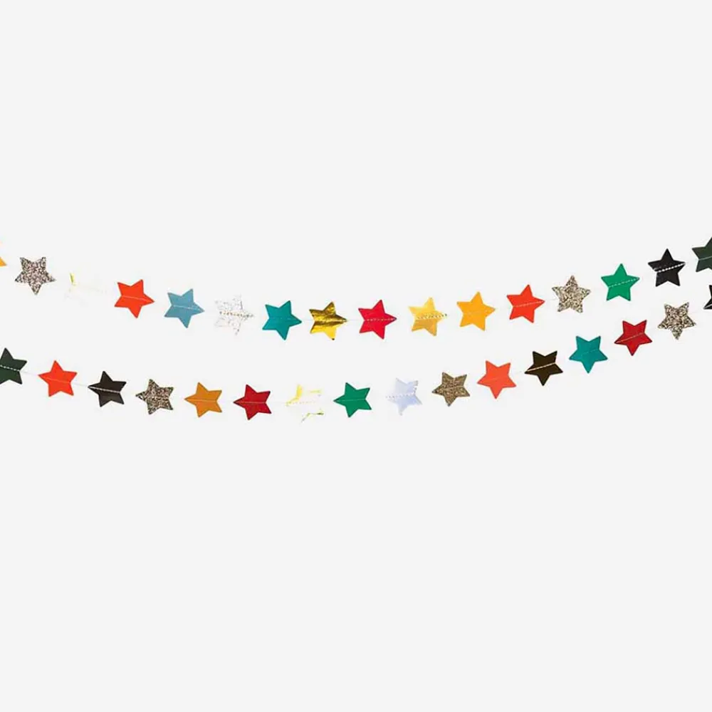 Outlet Rico Design Garland Small Multicolored Stars