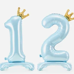 Flash Sale Party Deco Giant Air Balloon - Light Blue Number Balloon