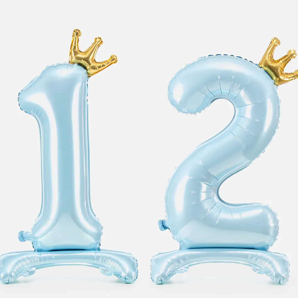 Flash Sale Party Deco Giant Air Balloon - Light Blue Number Balloon