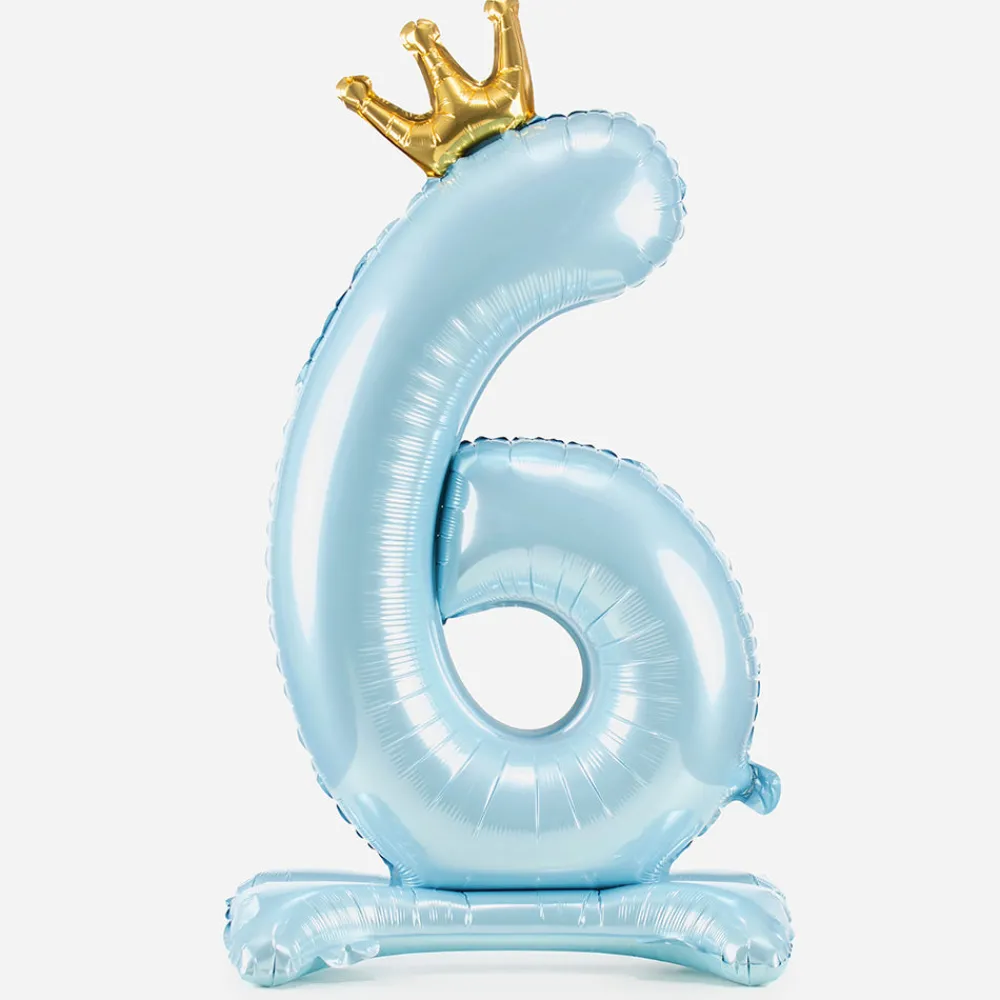 Flash Sale Party Deco Giant Air Balloon - Light Blue Number Balloon