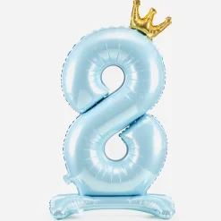 Flash Sale Party Deco Giant Air Balloon - Light Blue Number Balloon