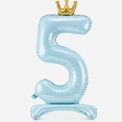 Flash Sale Party Deco Giant Air Balloon - Light Blue Number Balloon