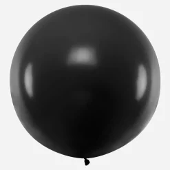 Outlet Party Deco Giant Balloon: 1 Black Balloon 1M