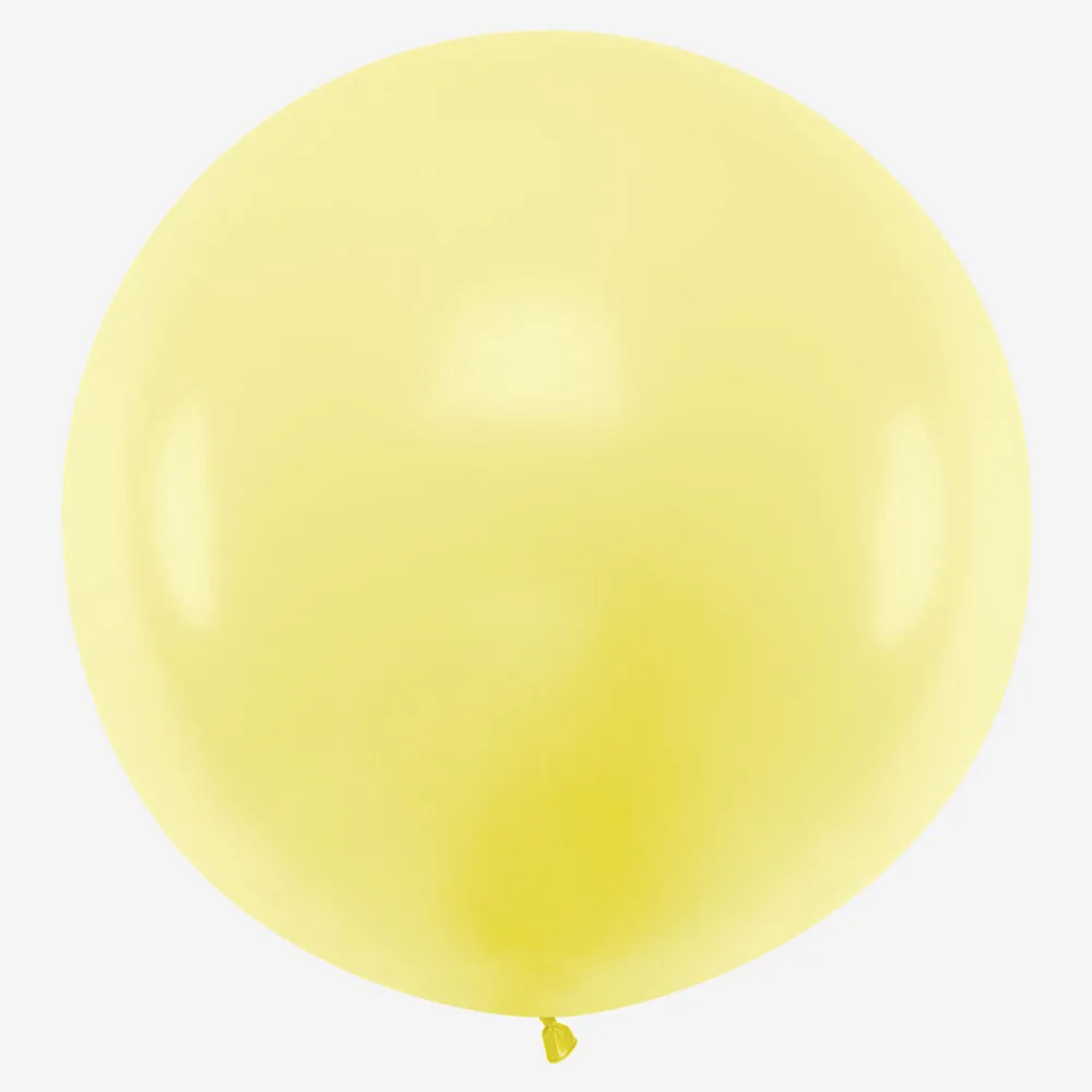Best Sale Party Deco Giant Balloon: 1 Pastel Yellow Balloon
