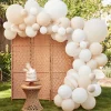 Hot Ginger Ray Giant Balloon Arch: Nude + Palm Leaves