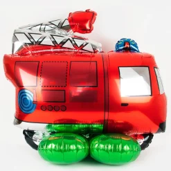 New Amscan Giant Balloon Fire Truck With Base