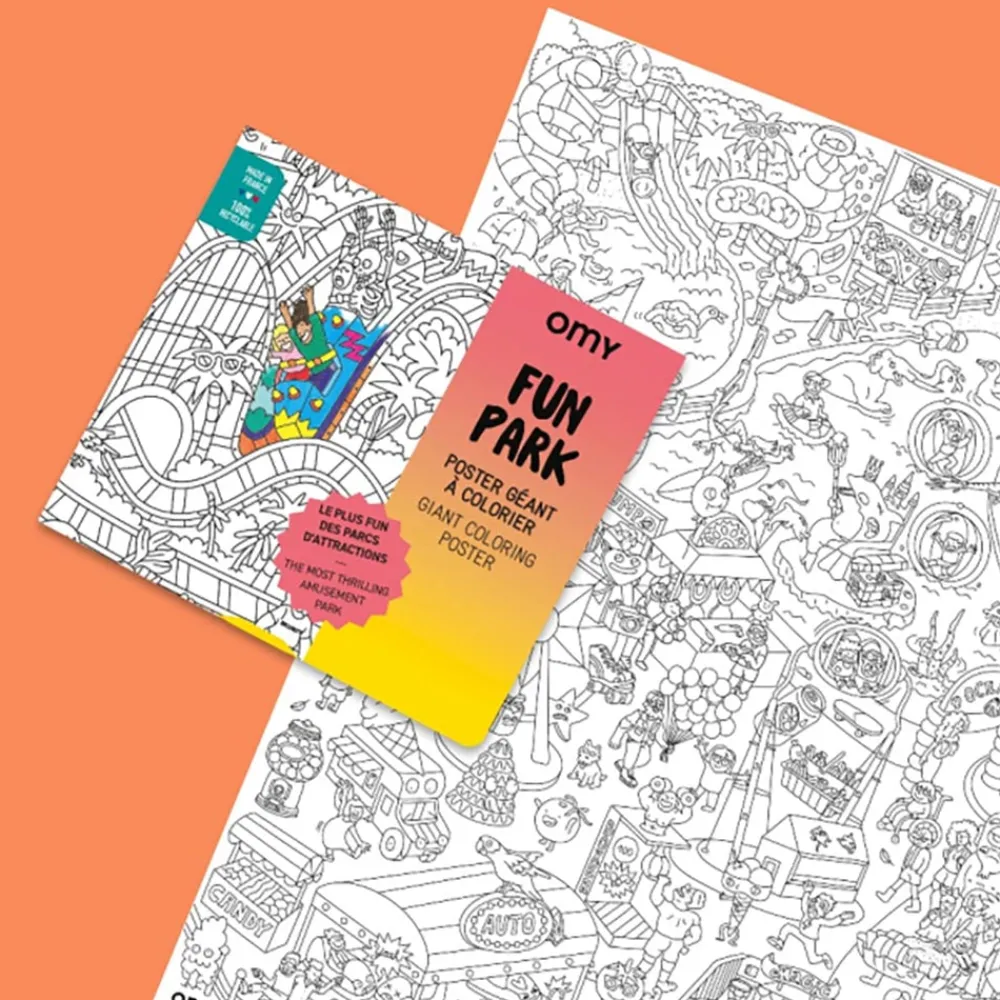 Flash Sale Omy Giant Funfair Poster